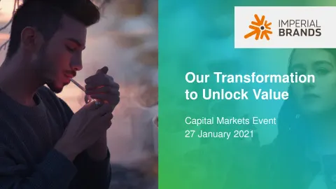 Imperial Brands | Investor Day Presentation Deck | 97 slides