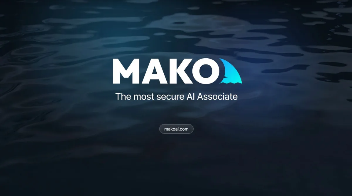 Pitch deck for startup Mako building AI associate for private equity · slide 1