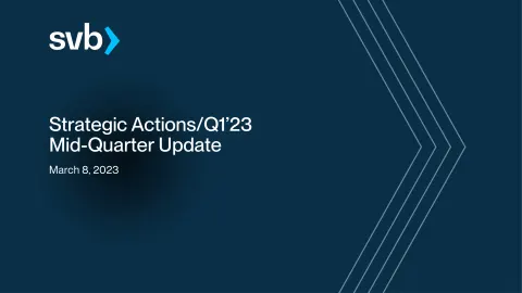 Silicon Valley Bank | Investor Presentation Deck | 30 slides