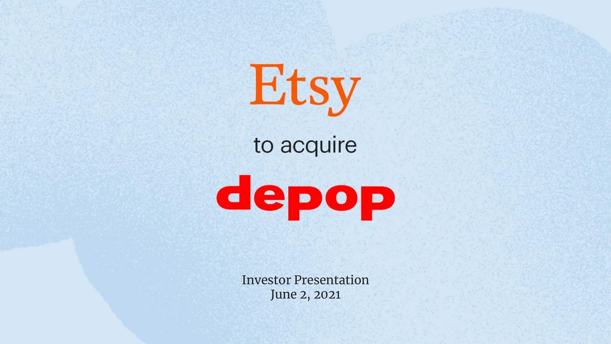 Etsy | Mergers and Acquisitions Presentation Deck | 25 slides · slide 1