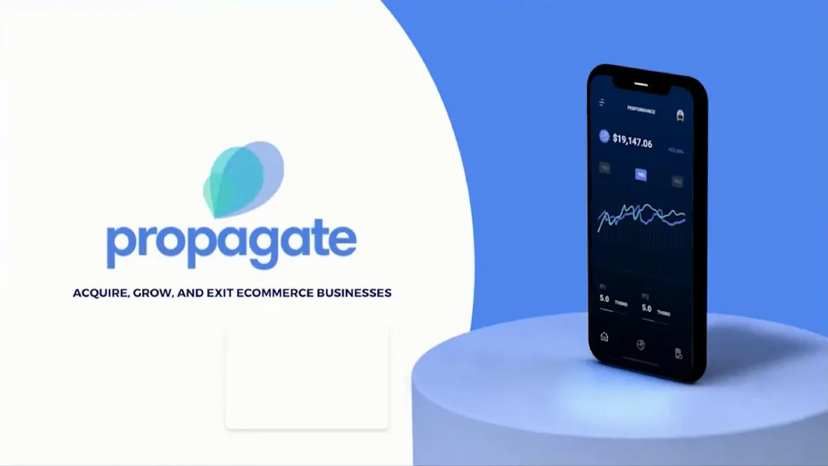 Propagate | Start Up Pitch Deck | 7 slides · slide 1