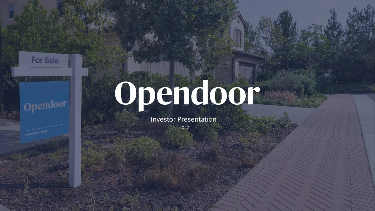 Opendoor | Investor Presentation Deck | 50 slides · slide 1