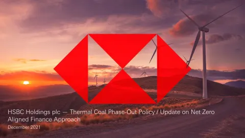 HSBC | ESG Presentation Deck | 10 slides