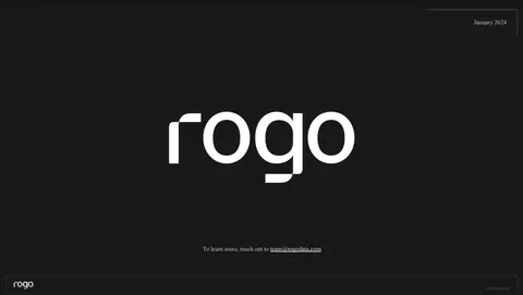 AI Fintech Rogo's seed pitch deck used to raise $7 million