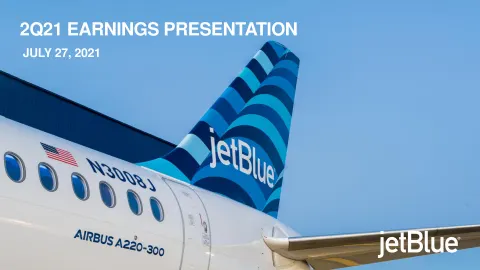 jetBlue | Results Presentation Deck | 29 slides