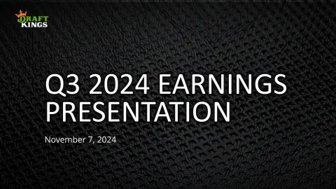 DraftKings | Results Presentation Deck | 15 slides