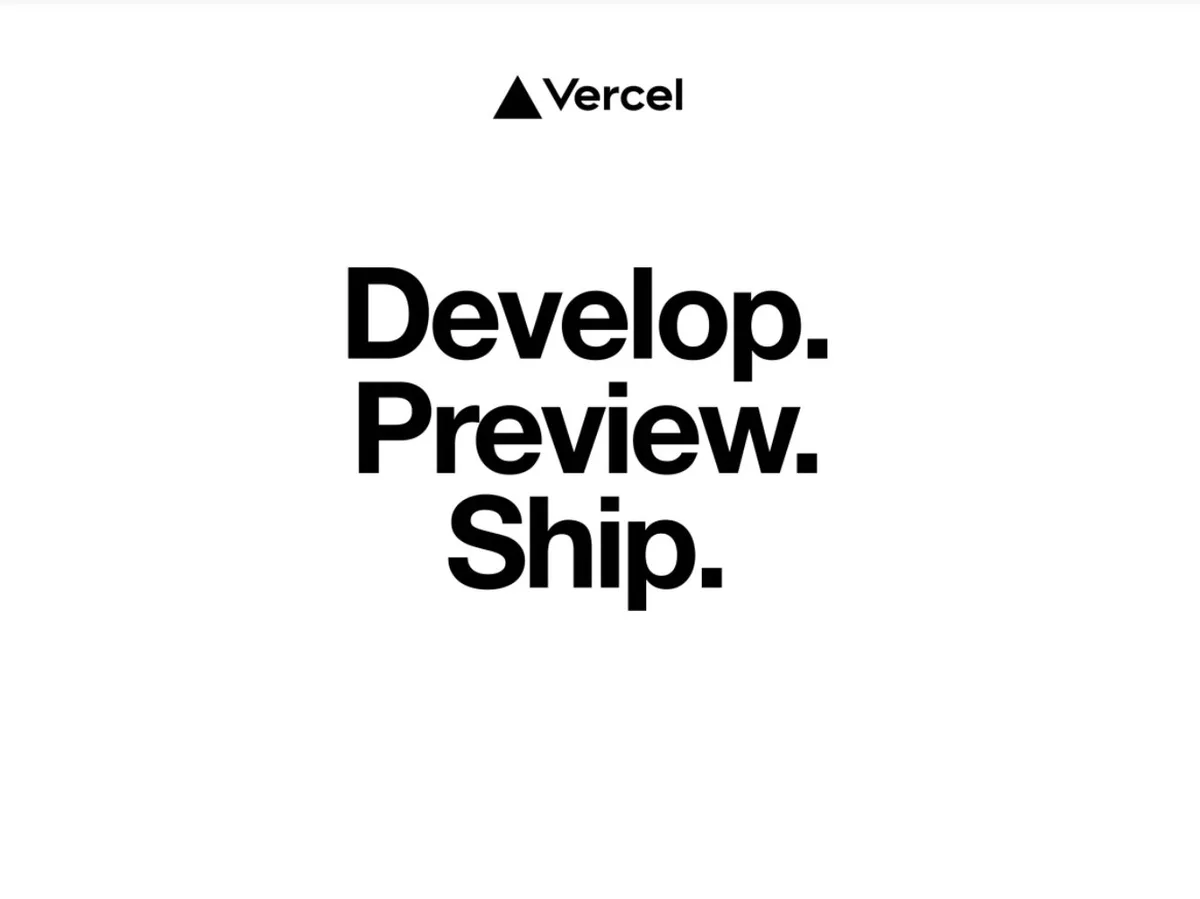 Here's the pitch deck Vercel used to raise a $40 million Series B — its second funding round of the year — as it sees 'skyrocketing' popularity for its developer tools · slide 1