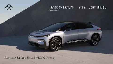 Faraday Future | Investor Presentation Deck | 19 slides