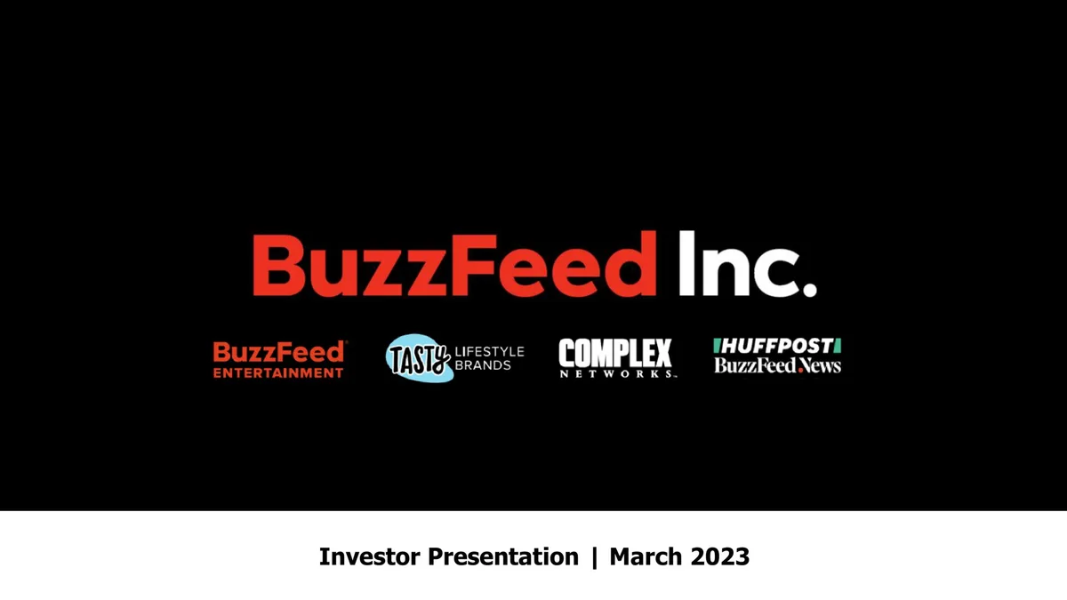 BuzzFeed | Investor Presentation Deck | 27 slides · slide 1