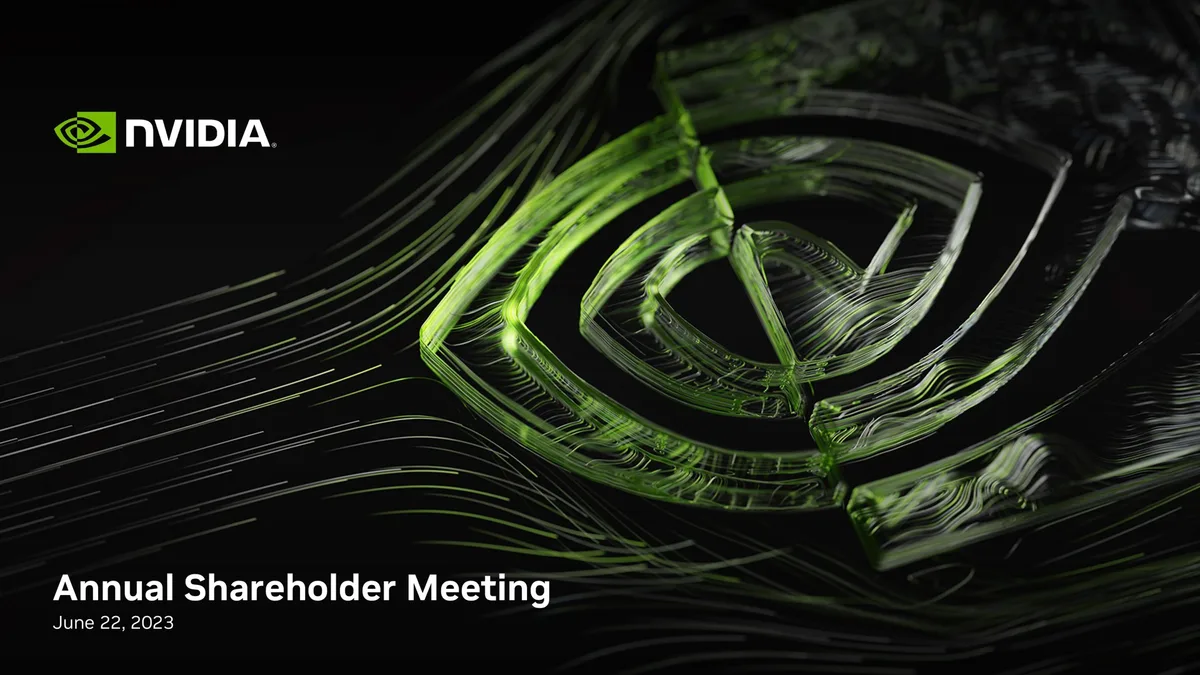 NVIDIA | Shareholder Engagement Presentation Deck | 15 slides · slide 1