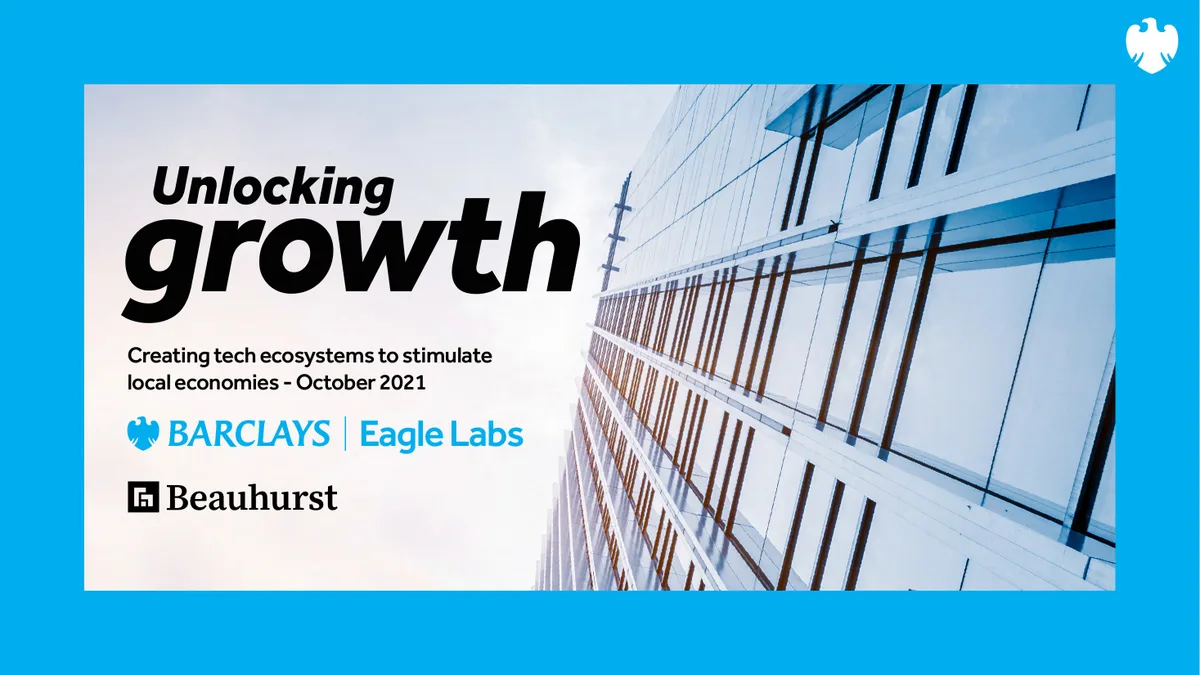 unlocking growth creating tech ecosystems · slide 1