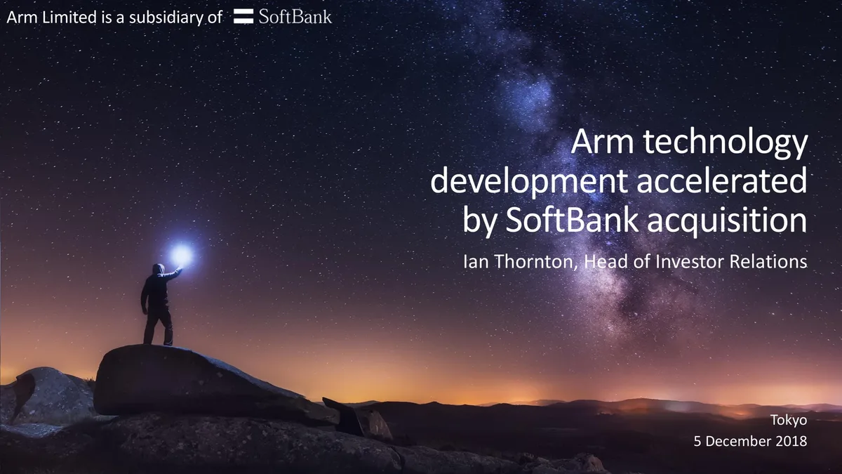 arm | Investor Presentation Deck | 27 slides · slide 1