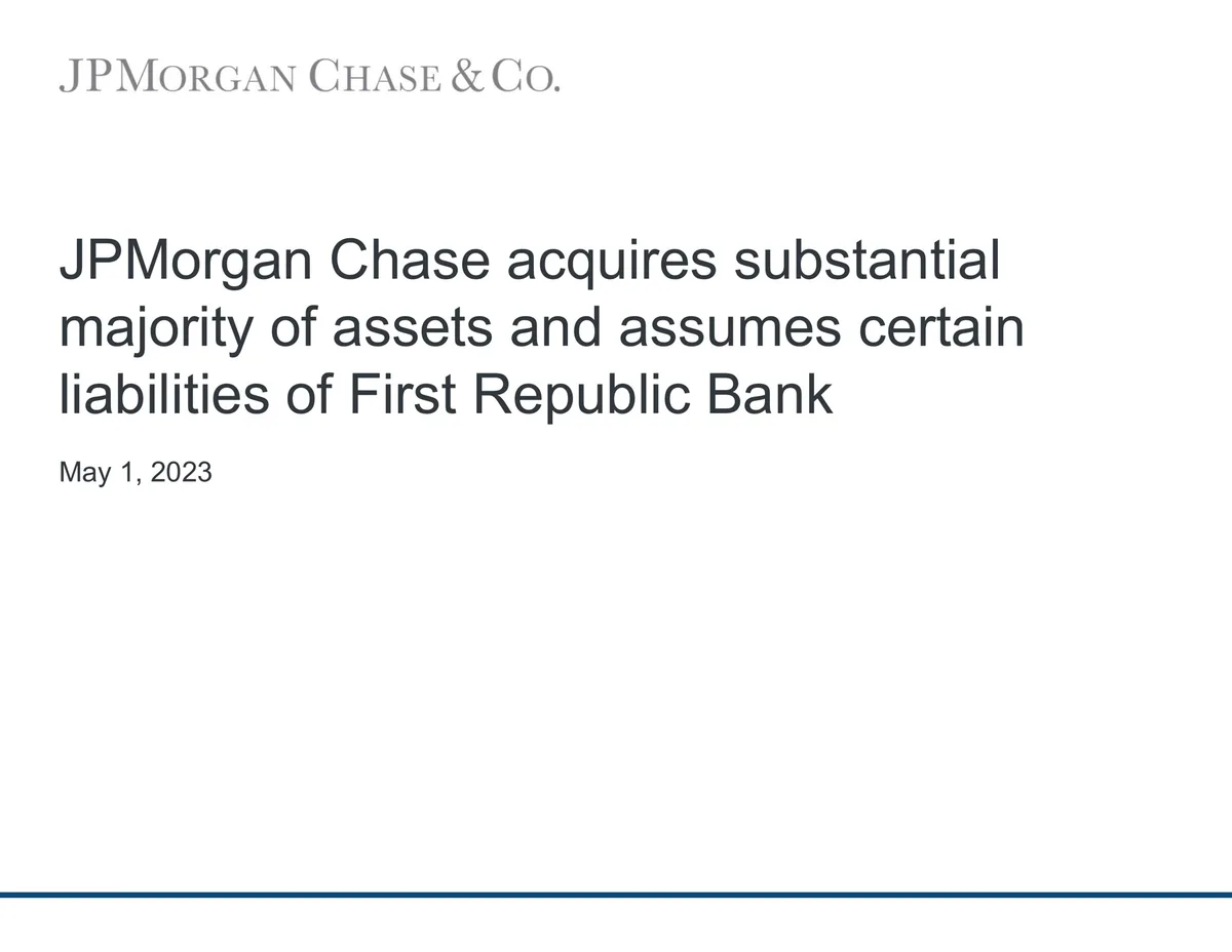 J.P.Morgan | Mergers and Acquisitions Presentation Deck | 11 slides · slide 1