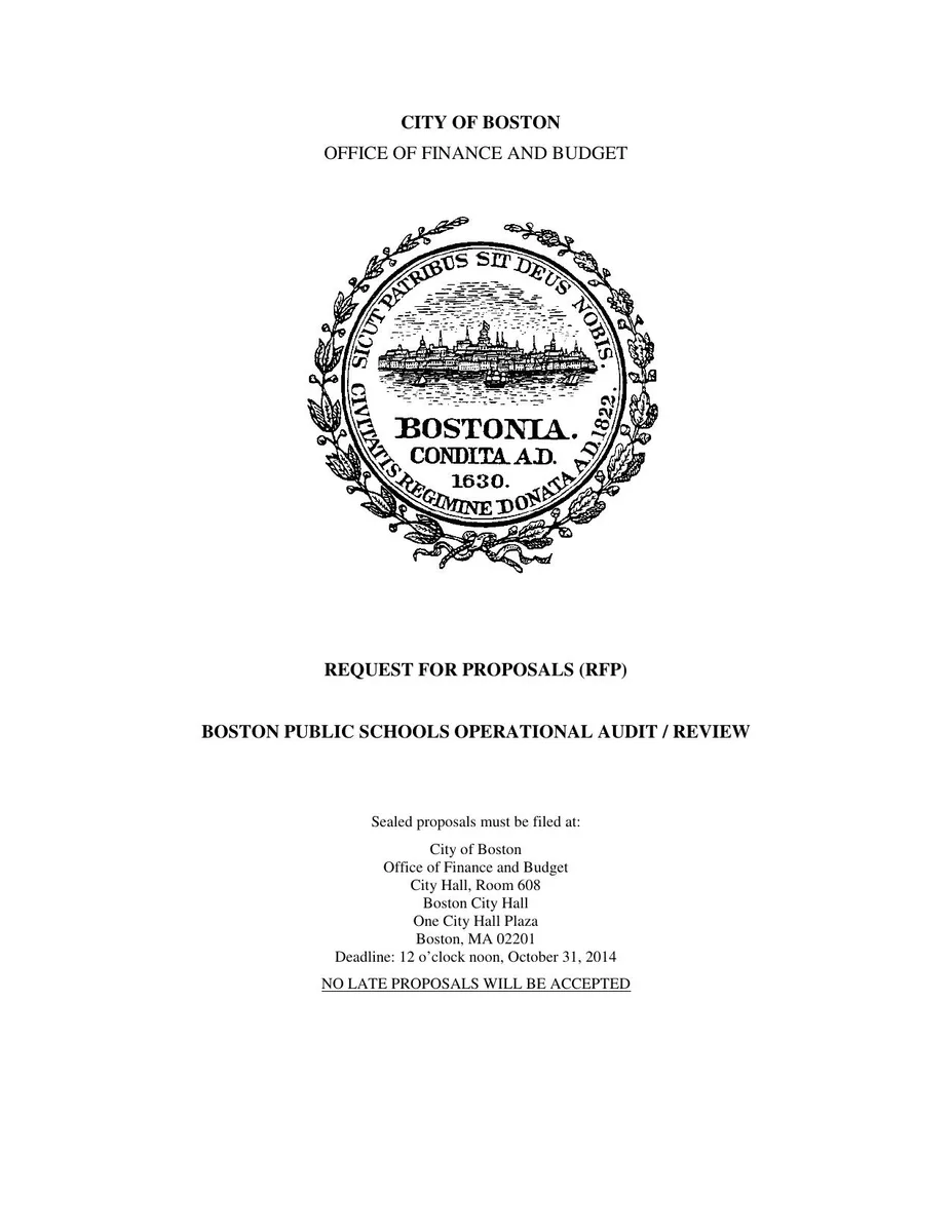 Official government document cover page.