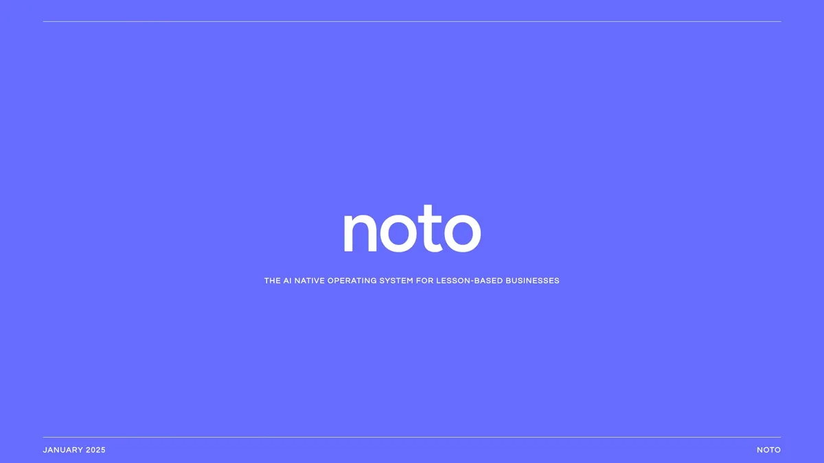 Noto raises $3.8 million to power tutoring centers with AI · slide 1