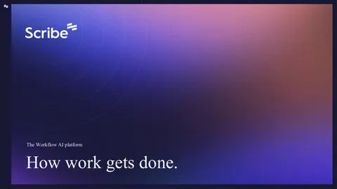 Pitch deck: Scribe raised $75 million to fix how companies adopt AI