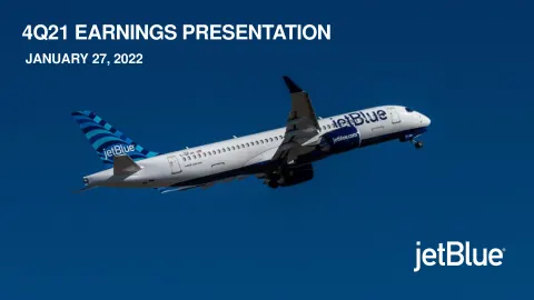 jetBlue | Results Presentation Deck | 25 slides