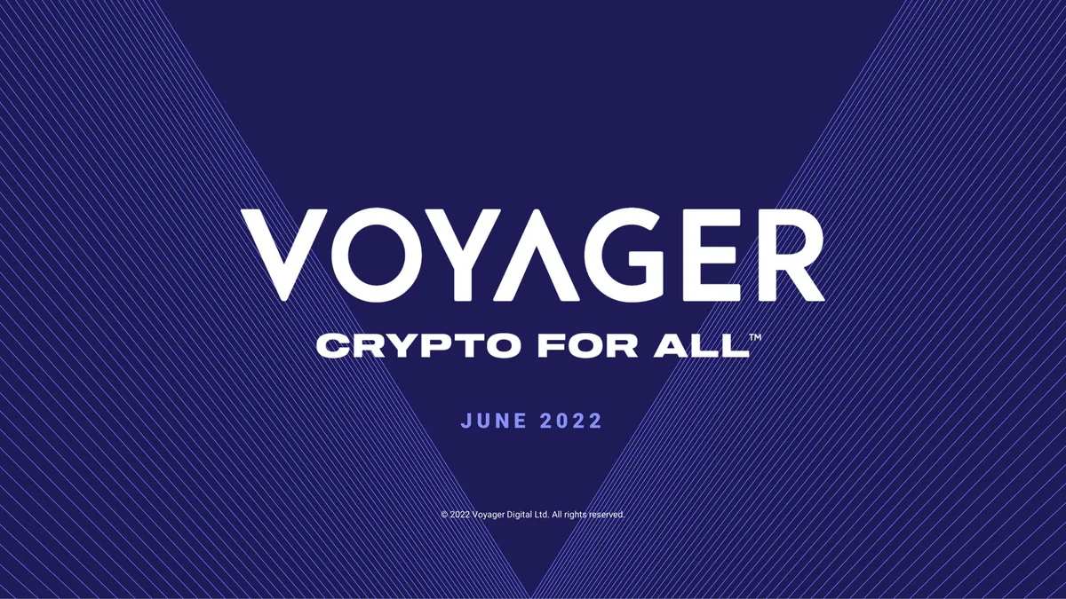 Voyager Digital | Investor Presentation Deck | 29 slides · slide 1