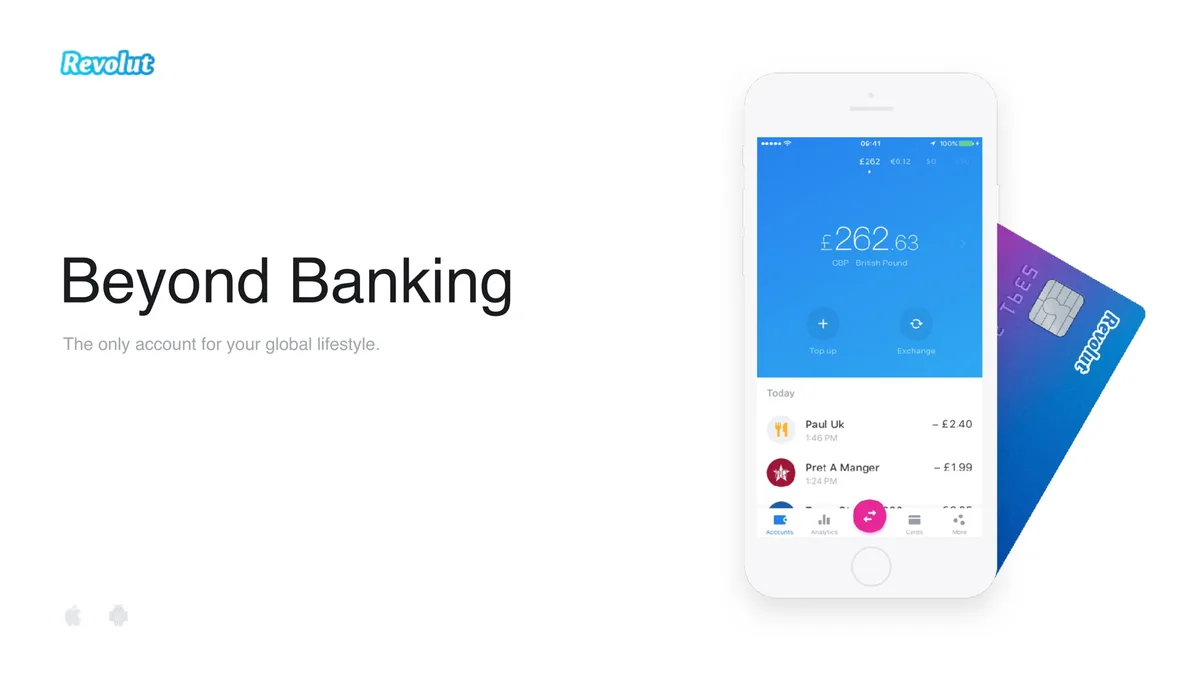 Revolut | Start Up Pitch Deck | 41 slides · slide 1