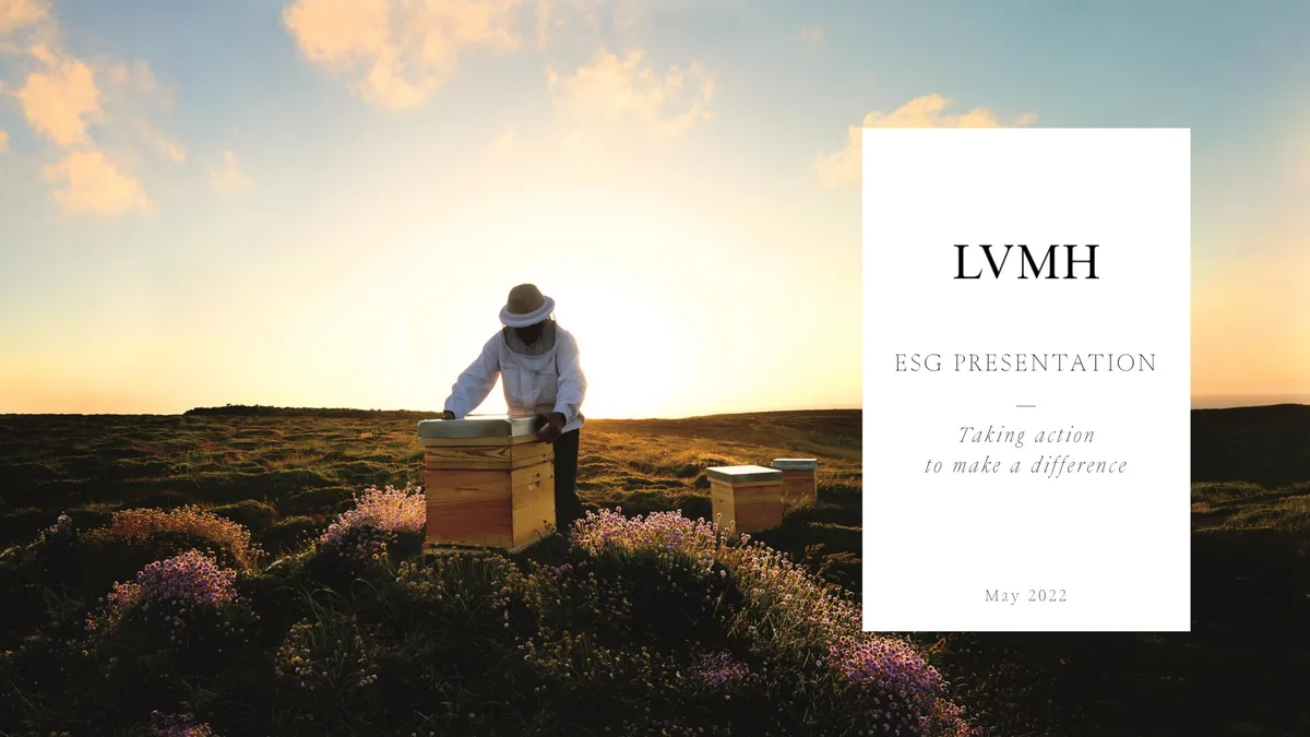 LVMH | ESG Presentation Deck | 25 slides · slide 1