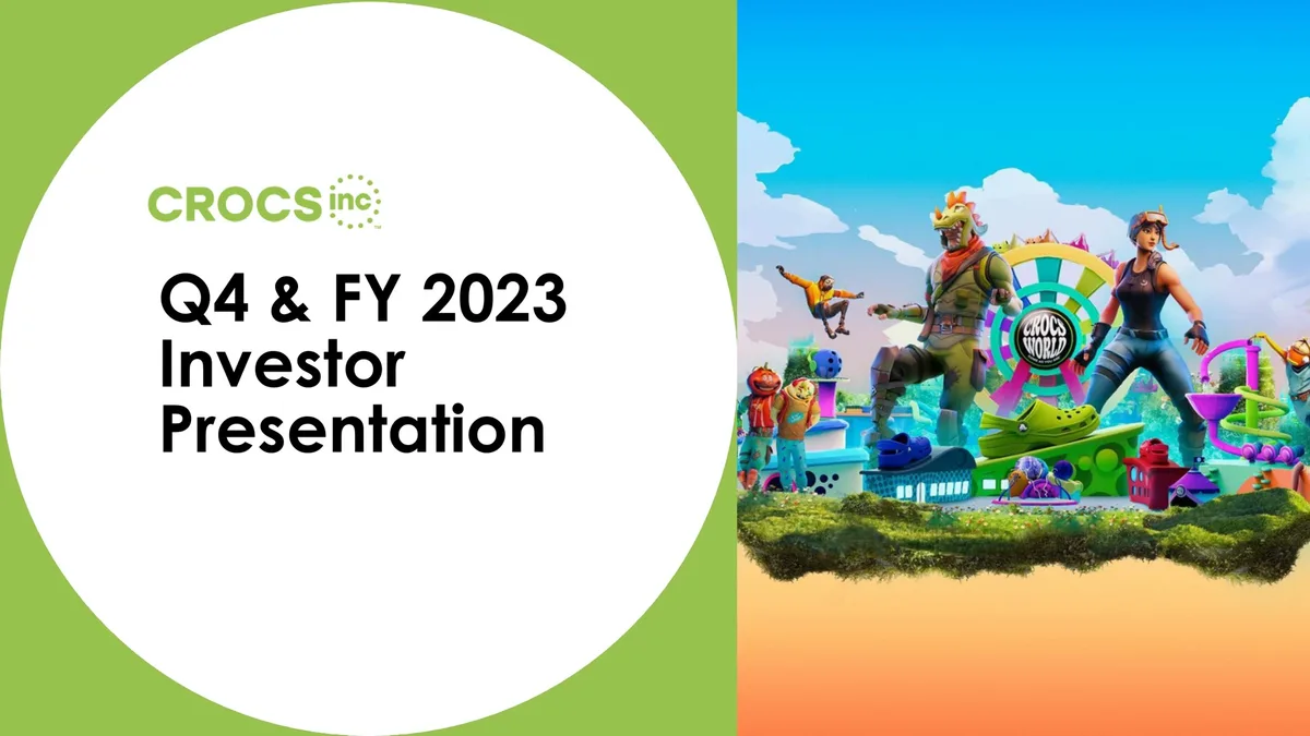 Crocs | Results Presentation Deck | 41 slides · slide 1