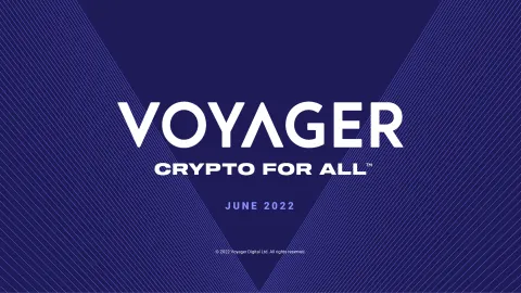 Voyager Digital | Investor Presentation Deck | 29 slides