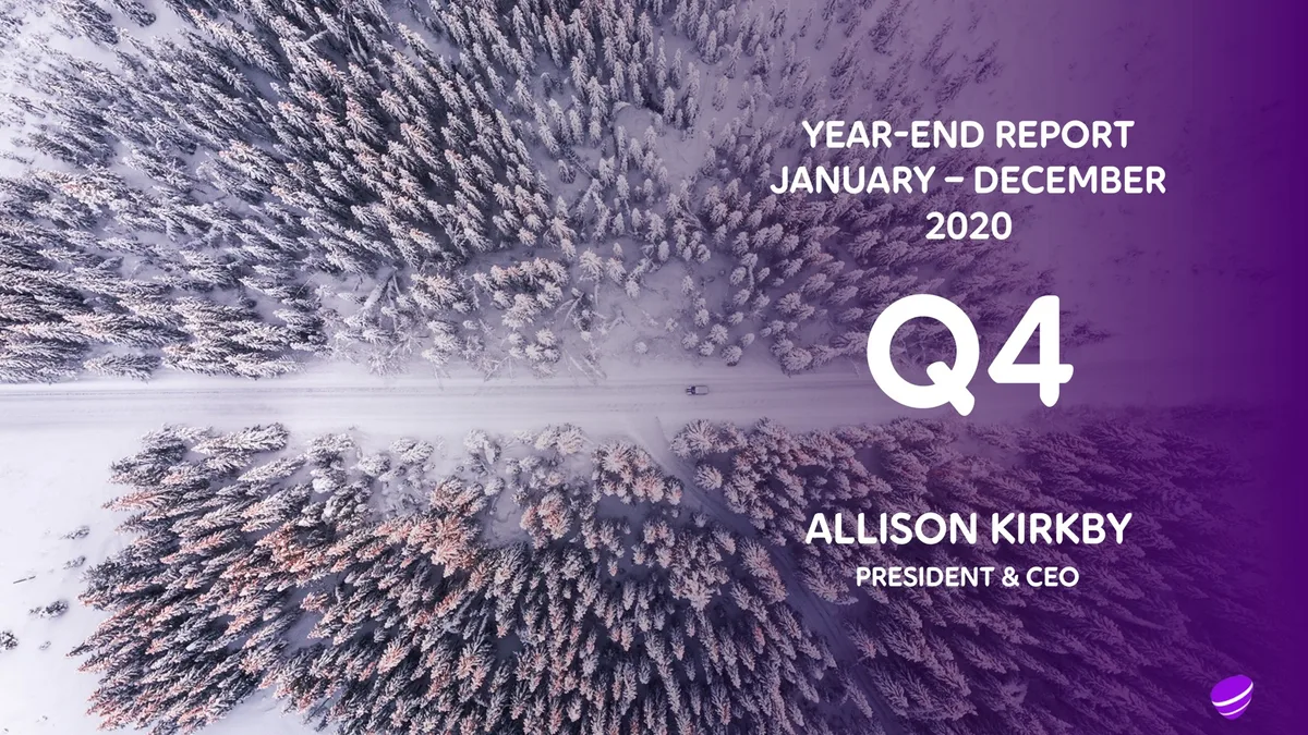 Telia Company | Results Presentation Deck | 13 slides · slide 1
