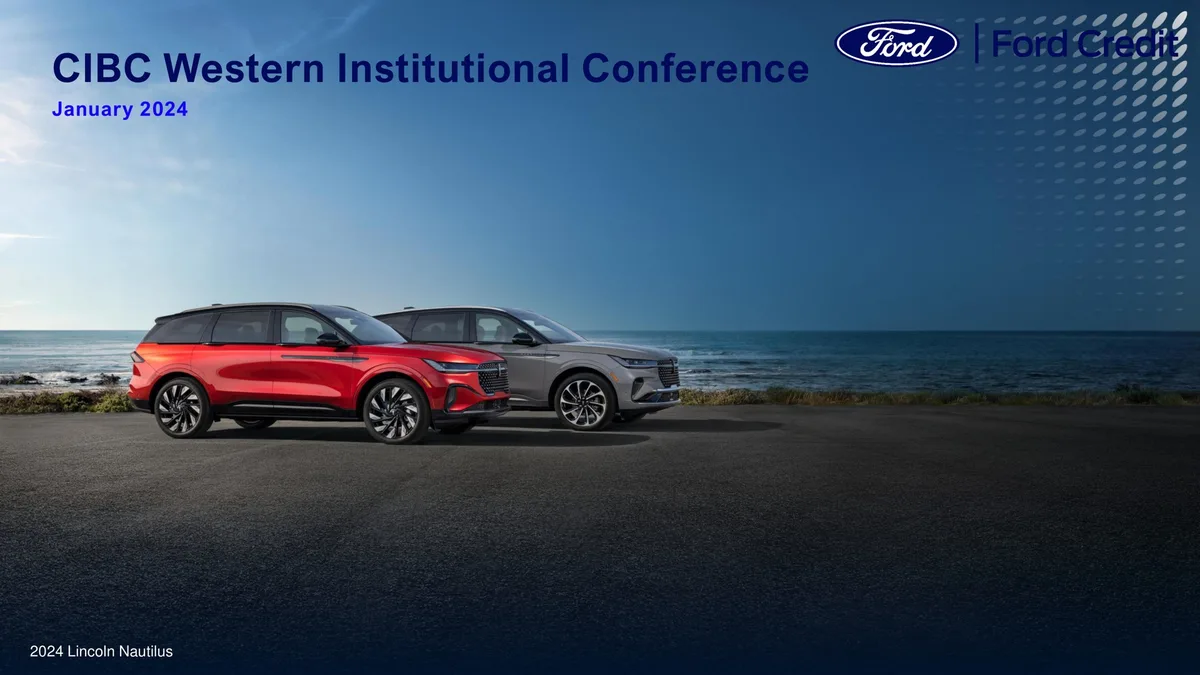 Ford | Investor Conference Presentation Deck | 56 slides · slide 1