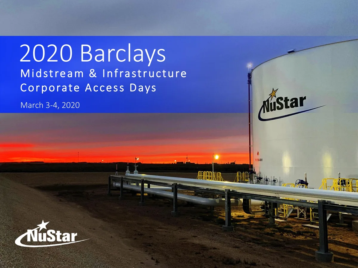 NuStar Energy | Investor Conference Presentation Deck | 47 slides · slide 1