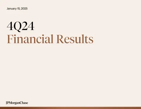 J.P.Morgan | Results Presentation Deck | 19 slides