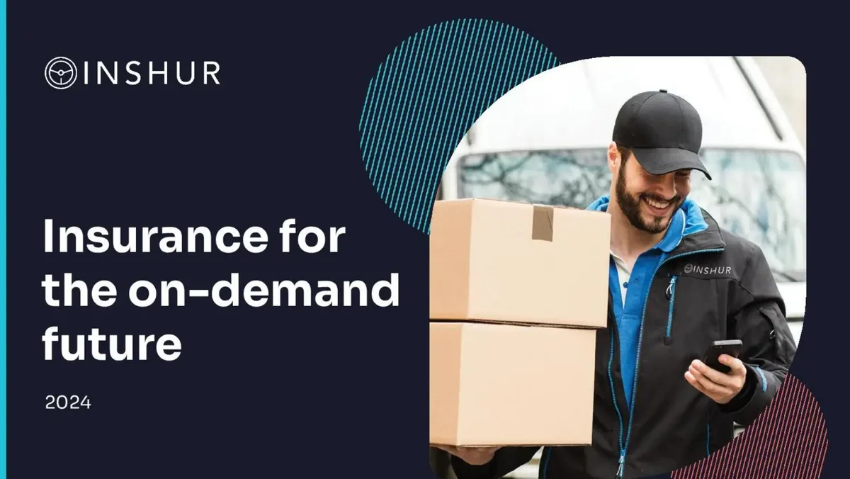 Pitch deck: Inshur secures $19 million Series B · slide 1