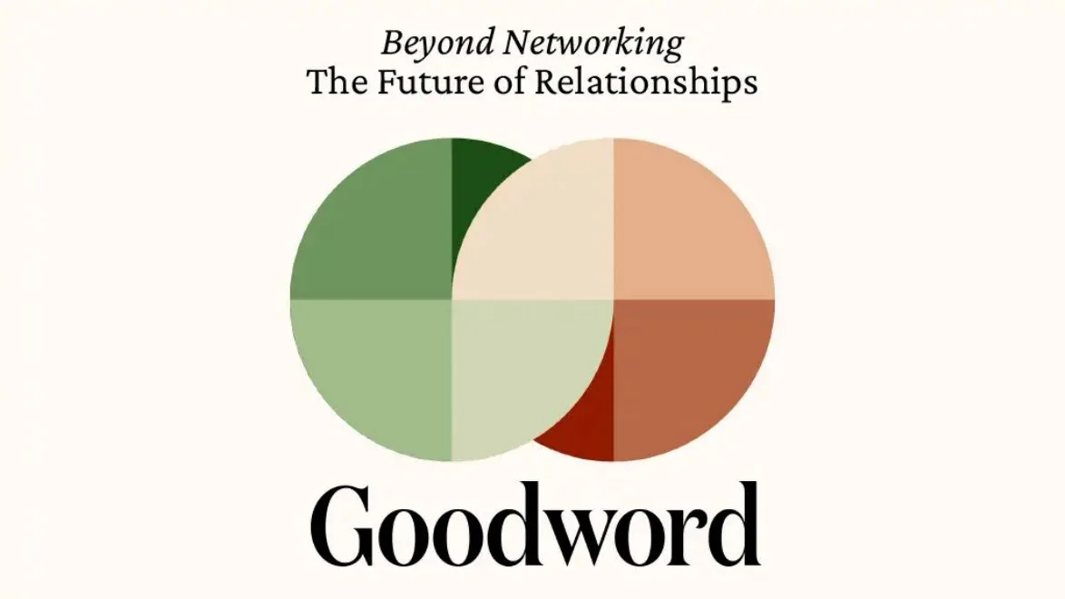 The visual is a Venn-diagram-like abstract logo.