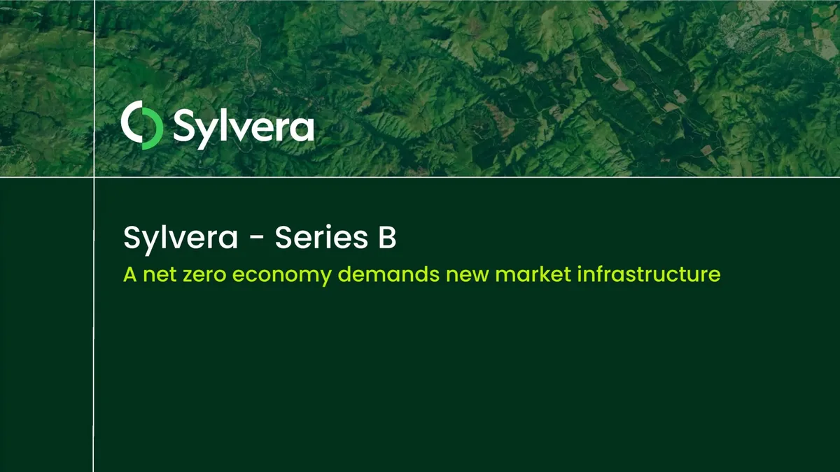 Sylvera: Carbon data and credit rating startup raises $57 million · slide 1