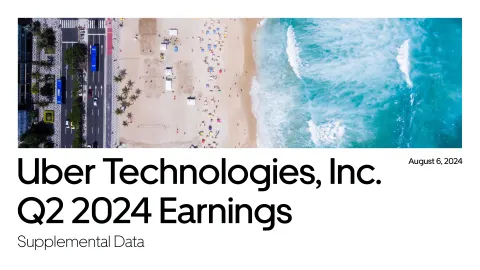 Uber | Results Presentation Deck | 28 slides