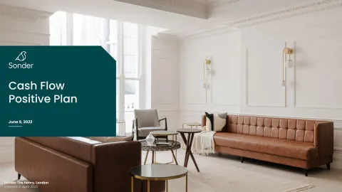 Sonder | Restructuring Presentation Deck | 10 slides