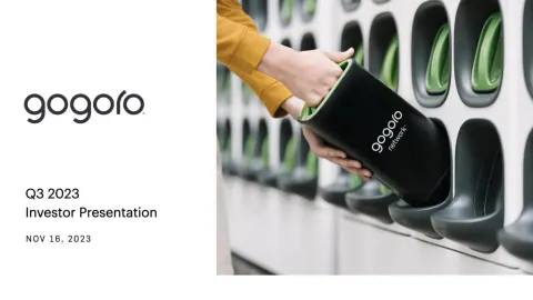 Gogoro | Investor Presentation Deck | 30 slides