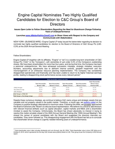 C&C Group plc (CCR)