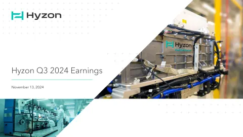 Hyzon | Results Presentation Deck | 13 slides