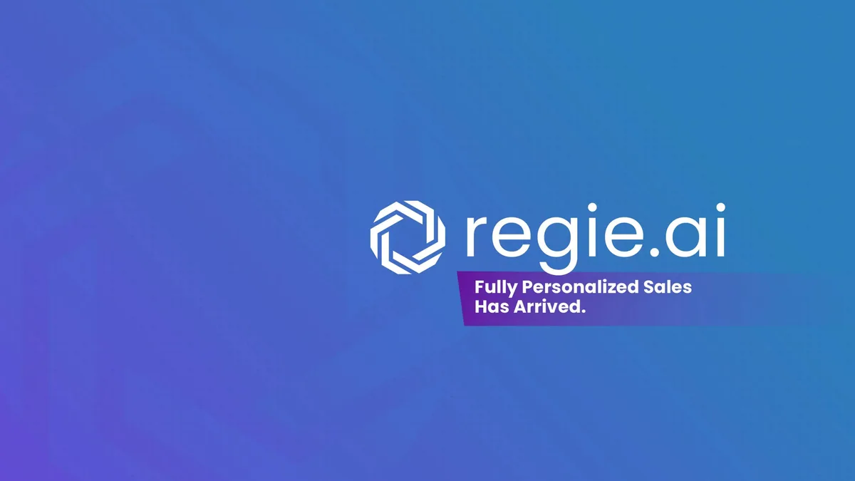 Read the pitch deck Regie.ai used to raise $6 million from Khosla · slide 1