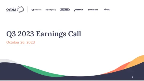 Orbia | Results Presentation Deck | 8 slides