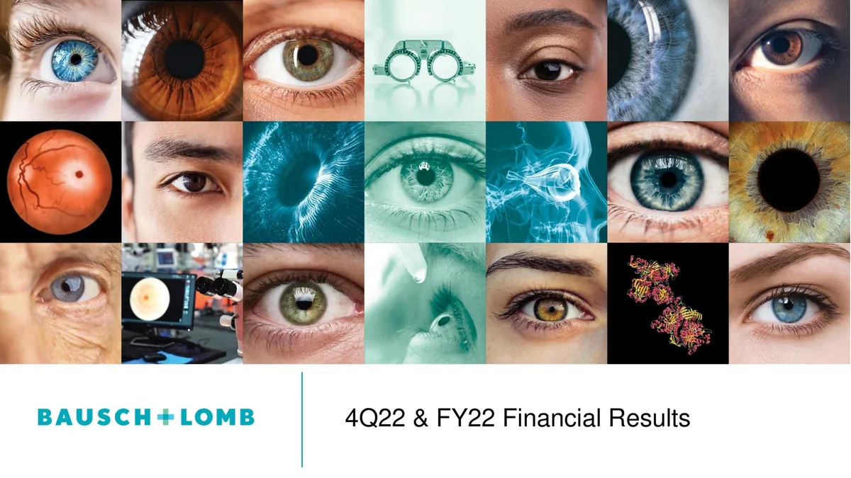 Bausch+Lomb | Results Presentation Deck | 49 slides · slide 1