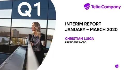 Telia Company | Results Presentation Deck | 24 slides