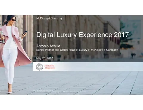 Digital Luxury Experience