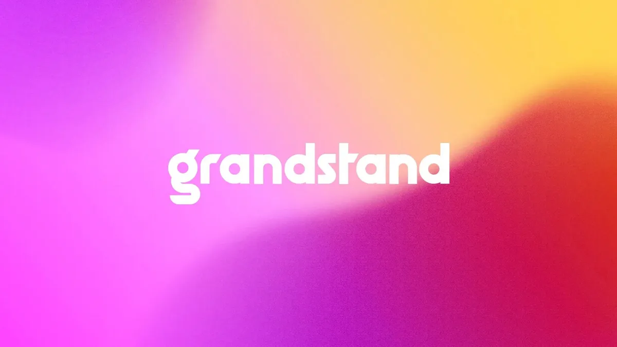 The pitch deck sports creator startup Grandstand used to raise $2.75M · slide 1