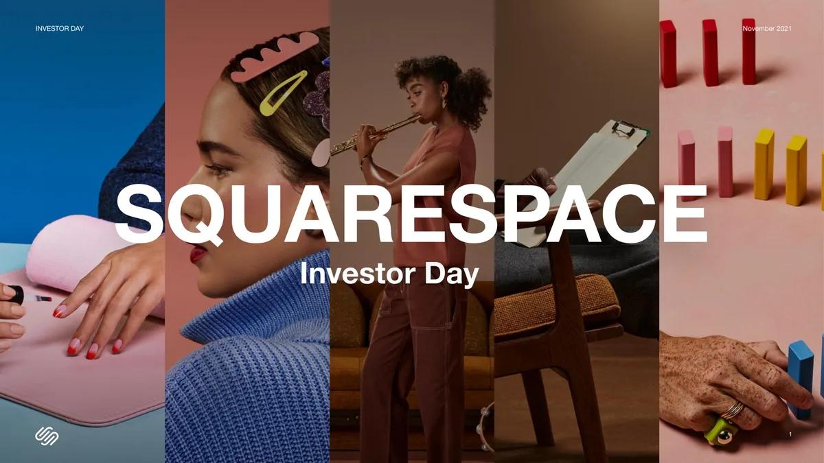 Squarespace | Investor Day Presentation Deck | 119 slides · slide 1