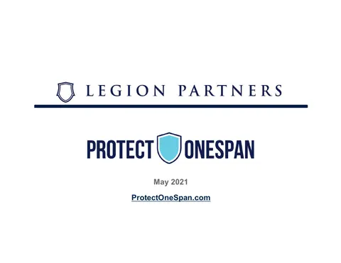 Legion One Span Presentation May 2021