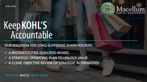 Macellum Kohls Presentation April 2022