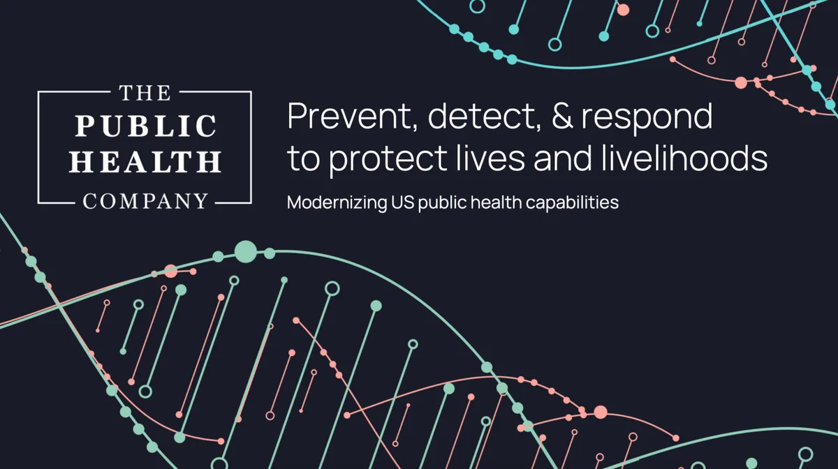 The Public Health Company's pitch that won over Venrock and Verily · slide 1