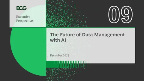 2024 Executive Perspectives The Future of Data Management with AI
