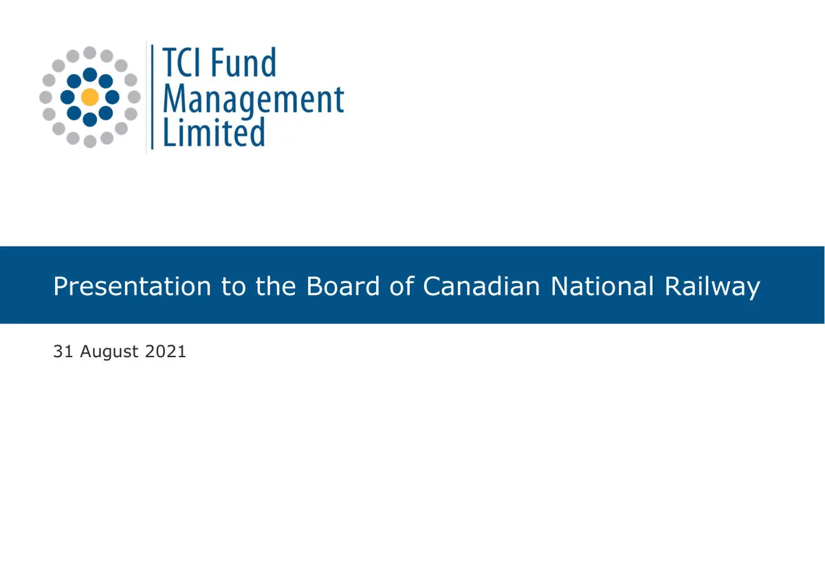 Canadian National Railway (CNI) · slide 1